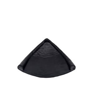 Ultraform Melamin Siyah Oyuklu Üçgen Tabak 25Cm - ULTRAFORM MELAMİN