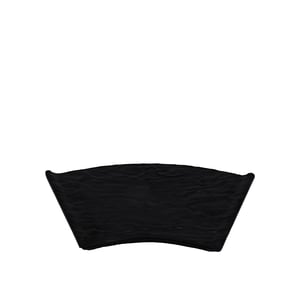 Ultraform Melamin Siyah Sunum Tabak 20X35Cm - ULTRAFORM MELAMİN
