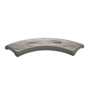 Ultraform Melamin Granıte Cambered Tabak 15X56Cm - ULTRAFORM MELAMİN