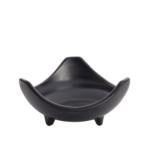 Ultraform Melamin Minimal Üçgen Kase Siyah 13.5Cm - ULTRAFORM MELAMİN