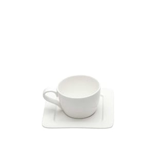 Ultraform Hotel Porselen Çay Fincan + Tabak No 5 - ULTRAFORM PORSELEN