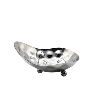 1311 Paslanmaz Ayaklı Oval Kase 47X33Cm - KLT