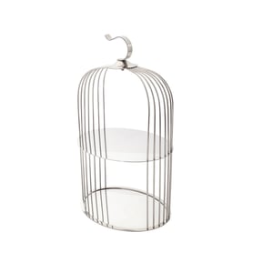 0512 Paslanmaz Kafes Sunumluk 24X18X40Cm - KLT