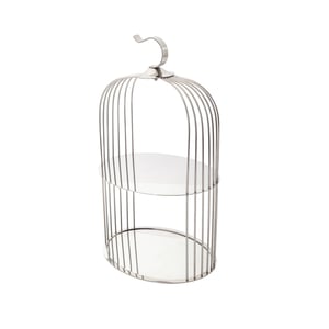 0512 Paslanmaz Kafes Sunumluk 26X20X44Cm - KLT