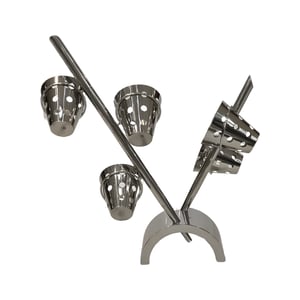 1953 Paslanmaz Stand 36X20X93Cm - KLT