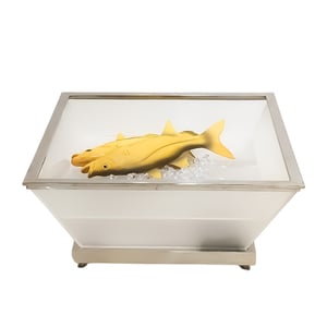 0616 Paslanmaz Büfe Stand 70X75X30Cm - KLT