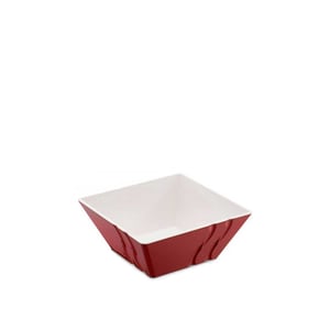Külsan Gastro Boutique Luxor 24X24 cm Kase Kırmızı+Beyaz 23024.CWR - KÜLSAN