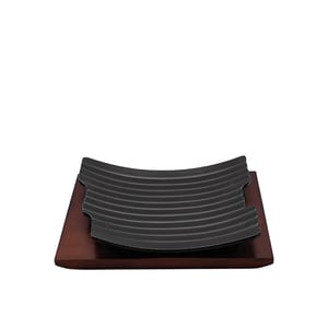 Hs035136 Sunum Tabak Ahşap Standlı 27x22.5 cm - KLT