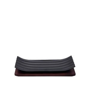 Hs037663 Sunum Tabak Ahşap Standlı 36x12 cm - KLT