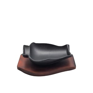 Hs079451 Sunum Tepsi Ahşap Standlı 19x16 cm - KLT