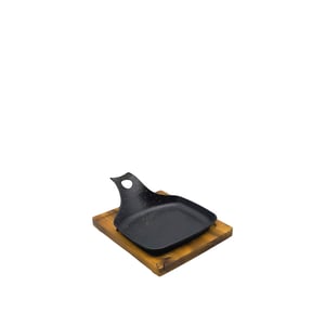 Hs079450 Sunum Tepsi Ahşap Standlı 17x22.5 - KLT