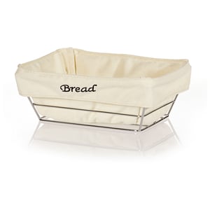 Biradlı Bezli Dikdörtgen Ekmeklik 22X16 HW182 - BİRADLI