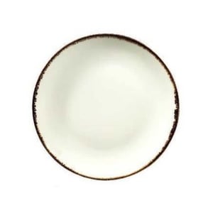 Kütahya Porselen Atlantis Enternasyonel Düz Tabak Krem File 19 cm - KÜTAHYA PORSELEN