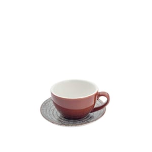 Ultraform Hotel Porselen Lined Çay Fincan+Tabak - ULTRAFORM PORSELEN