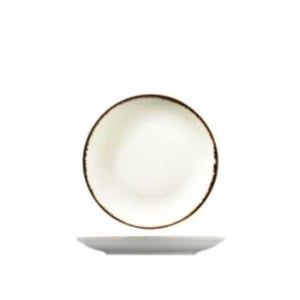 Kütahya Porselen Atlantis Enternasyonel Düz Tabak Krem File 21 cm - KÜTAHYA PORSELEN