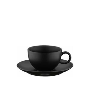 Kütahya Porselen Bueno Çay Fincanı Mat Siyah - KÜTAHYA PORSELEN