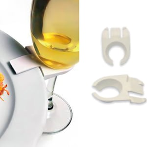 Kadeh Klipsi Abs Beyaz - RUBİKAP