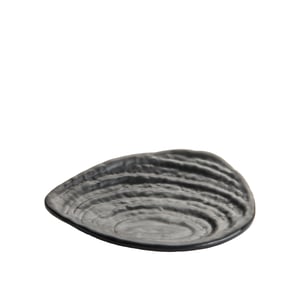 Mat Siyah Melamin Desenli Çukur Tabak 12,5Cm - ULTRAFORM MELAMİN