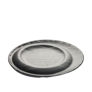 Siyah Melamin Kav. Taş Görünümlü Desenli Tabak 32Cm - ULTRAFORM MELAMİN