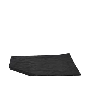 Ultraform Siyah Melamin Taş Gör. D.Gen Kes. Köşeli Tabak 34Cm - ULTRAFORM MELAMİN