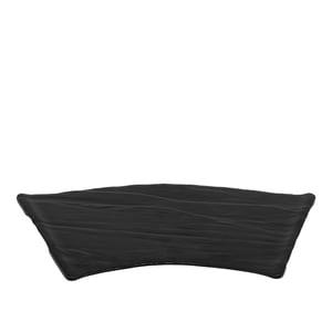 Siyah Melamin Taş Görünümlü Dilim Tepsi 45Cm - ULTRAFORM MELAMİN