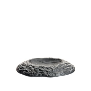 Siyah Melamin Taş Görünümlü Oyuk Sunum 22Cm - ULTRAFORM MELAMİN