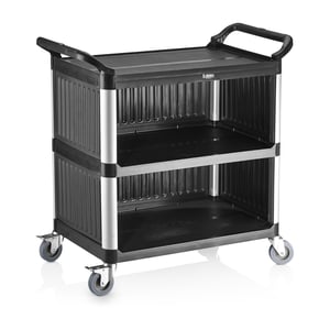 Biradlı Plastik Monoblok Servis Arabası - BİRADLI