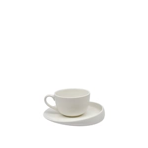 Ultraform Hotel Porselen Kahve Fincan + Tabak 150 ml - ULTRAFORM PORSELEN