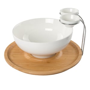 Ultraform Hotel Porselen Sunum Kase Bambu Standlı - ULTRAFORM PORSELEN