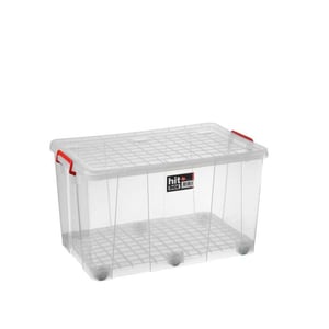 Bora PLastik Tekerlekli Kapaklı Kasa No 40 79 Lt - BORA PLASTİK