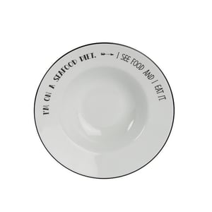Porland Porselen 170625 A+P Be Happy Çukur Tabak 25 cm - PORLAND PORSELEN