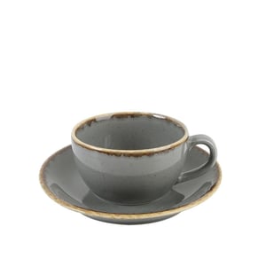 Porland Porselen 322125 Seasons Gri Çay Fincan 207 Cc - PORLAND PORSELEN