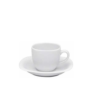 Porland Porselen Paloma Beyaz Kahve Fincan Tabağı 120 Mm - PORLAND PORSELEN