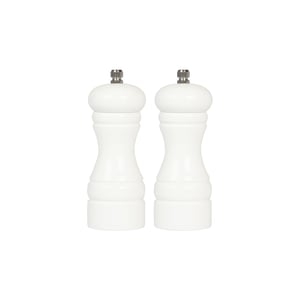 Biradlı İkili Metal Karabiber Değirmeni Beyaz 13 C - BİRADLI