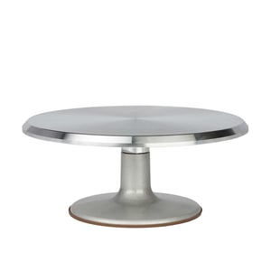 Biradlı Metal Dönerli Pasta Sıvama Standı 30 cm 0570 - BİRADLI