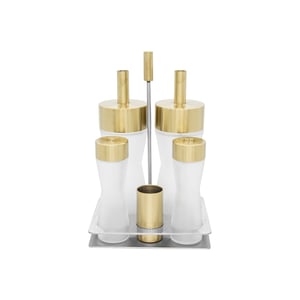 Aryıldız Menaj Set 5 Prç.10008 Gold Kaplama - ARYILDIZ