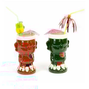 Groovy Ceramıc Tiki Mug 8,5*H:16,5 410 cc GRV-20211 - BİRADLI