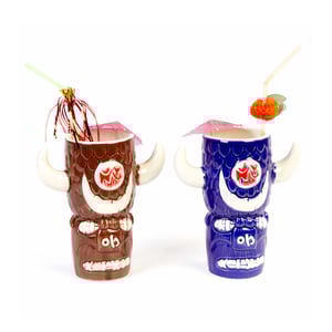 Groovy Ceramıc Tiki Mug 8*H:18,5 610 cc GRV-20215 - BİRADLI