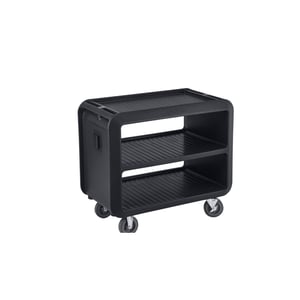 Cambro Standart Servis Arabası Tekerlekleri: 2 sabit, 2 dönen frenli tekerlek 1054*603*943 mm SC337110 - CAMBRO