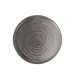 Porland Porselen 18Ac24 Lykke Gri Düz Tabak 24 cm - PORLAND PORSELEN