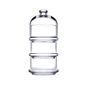 96815 Paşabahçe Villa Patisserie Kapaklı Servis Kasesi Seti 3*505 cc - PAŞABAHÇE