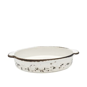 Zest Porcelain Fırın Kabı Oval 20X28 Cm-Paris Krem - ZEST PORCELAIN