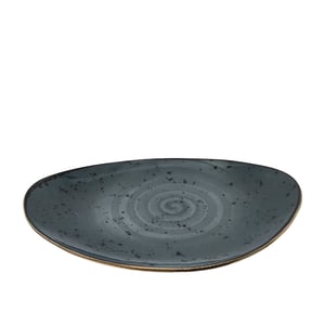 Zest Porcelain Kayık Sunum Tabak 35Cm-Paris K.Mavi - ZEST PORCELAIN