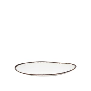 Zest Porcelain Kayık Sunum Tabak 35cm-Chocolate TK35KYCT47 - ZEST PORCELAIN
