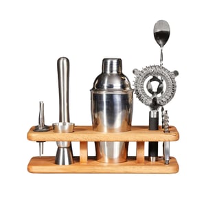 Groovy Ahşap Bar Seti Standı GRV-1855 - BİRADLI