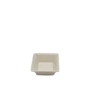 Tulu Porselen Minimal Sunum 7,3X7,3X2,8cm Kare - Krem ULTA8515 - TULU PORSELEN