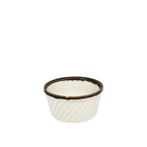 Zest Porcelain Suffle Kase 8cm-Chocolate KL08SFCT47 - ZEST PORCELAIN