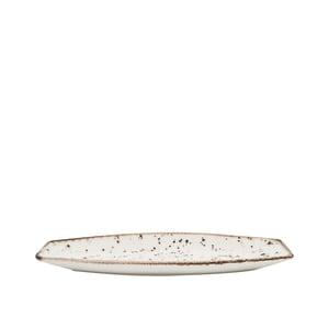 Zest Porcelain Kaya Kayık 30X12,5Cm -Paris Krem - ZEST PORCELAIN