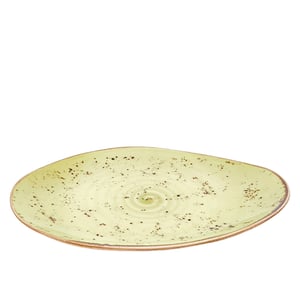 Tulu Porselen Kayık Sunum Tabak 35cm-Reactıve 77Yeşil TK35KYR77 - TULU PORSELEN