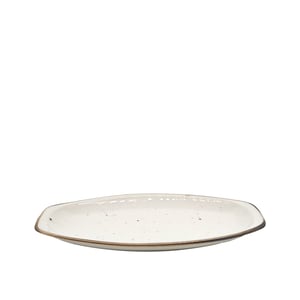 Tulu Porselen Alis Kayık Tabak 29 cm Reactıve 46Krem ALS29KYR46 - TULU PORSELEN